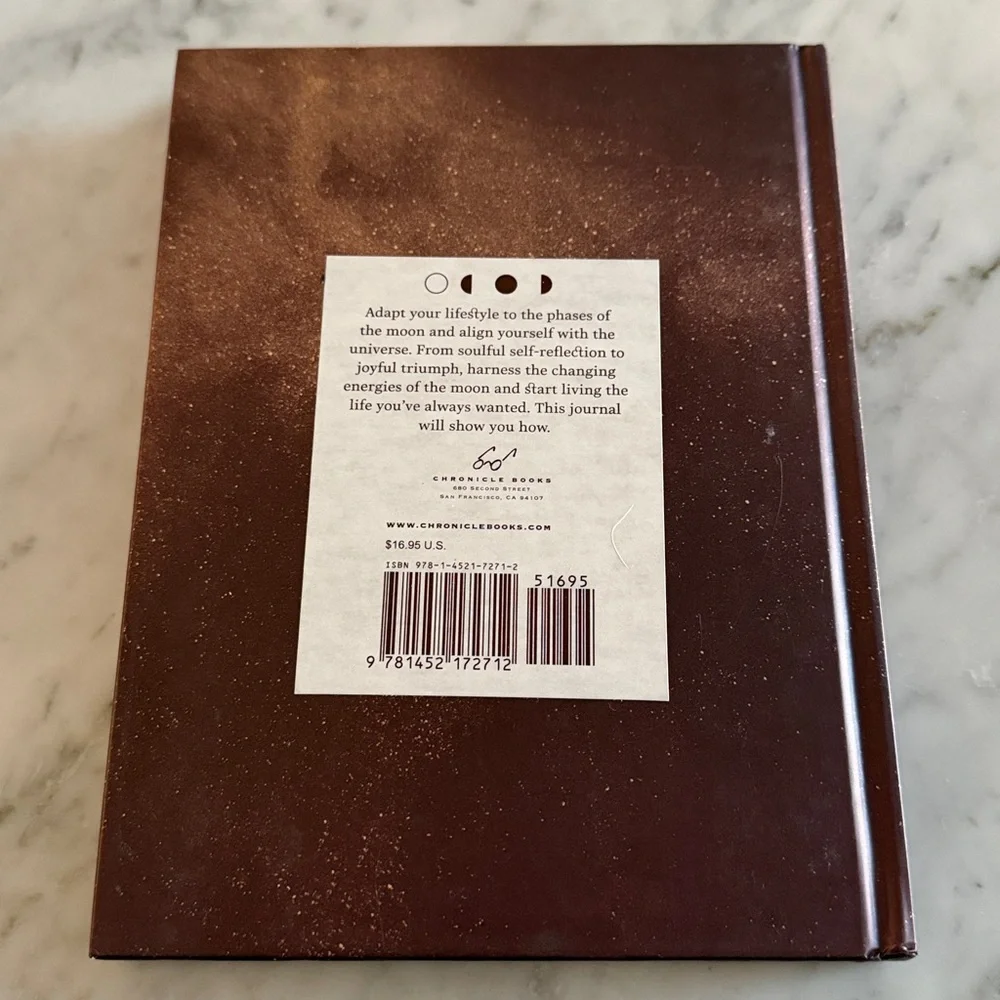 The Moon Journal - Brown and Gold